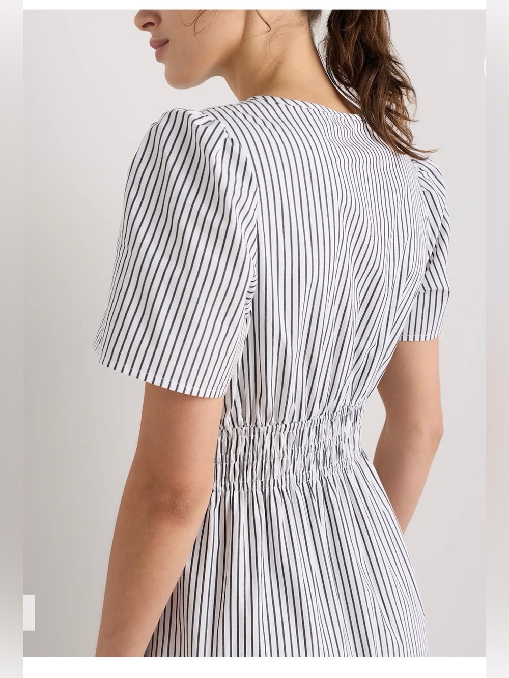Quince Striped Tiered Maxi Dress - Picture 6 of 16